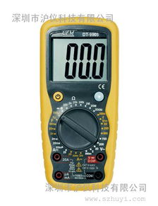 dt 9908 高性能高精确数字万用表高清大图展示——谷瀑环保电子产品